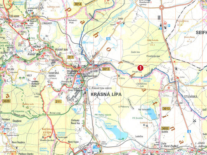 Karte von Kirnitzsch-Quelle