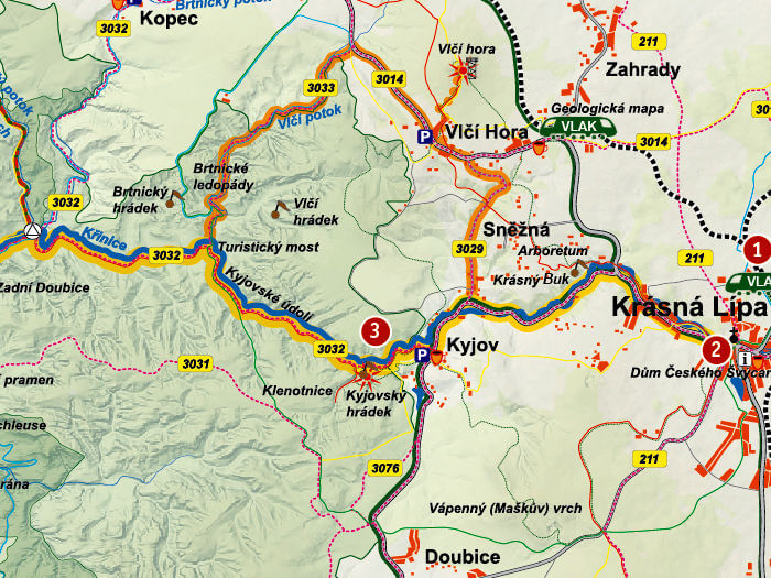 Karte von Khaatal aund Wolfsberg