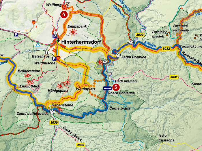 Karte von der Obere Schleuse